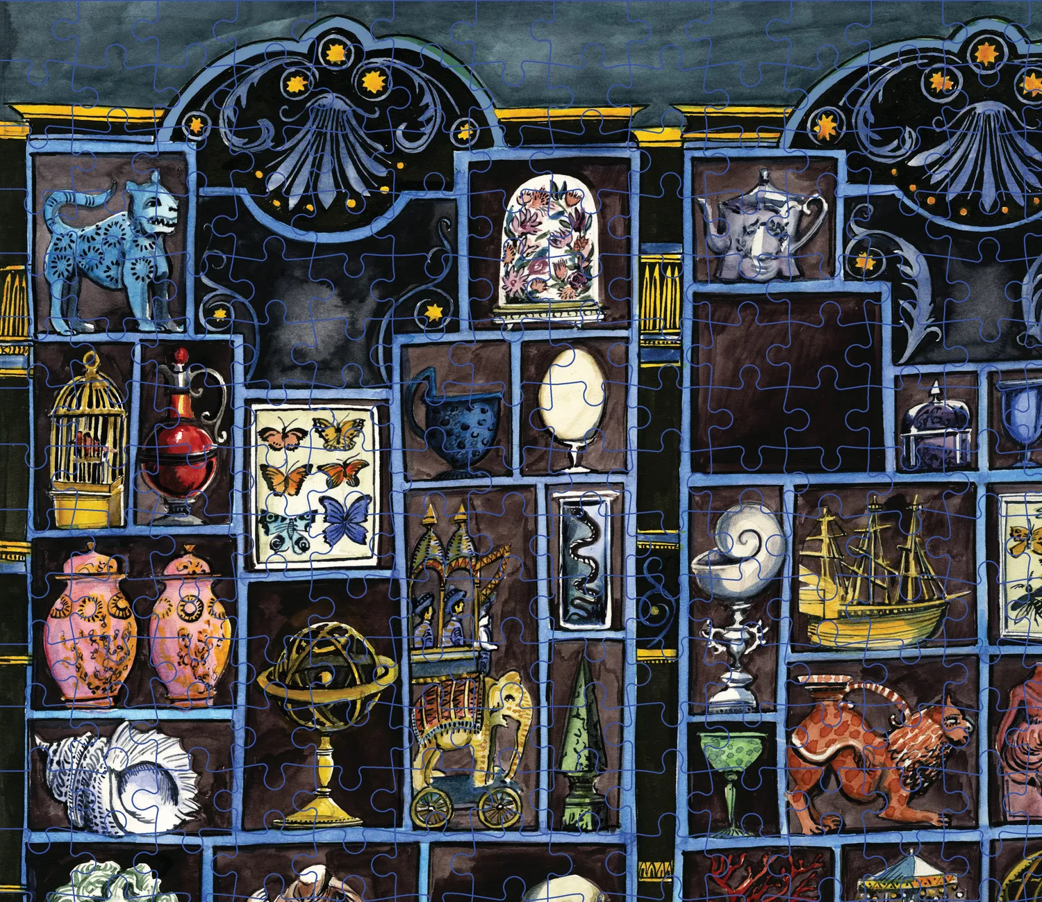Chronicle Books Murder Most Puzzling Death of a Collector puslespill 500 brikker krim