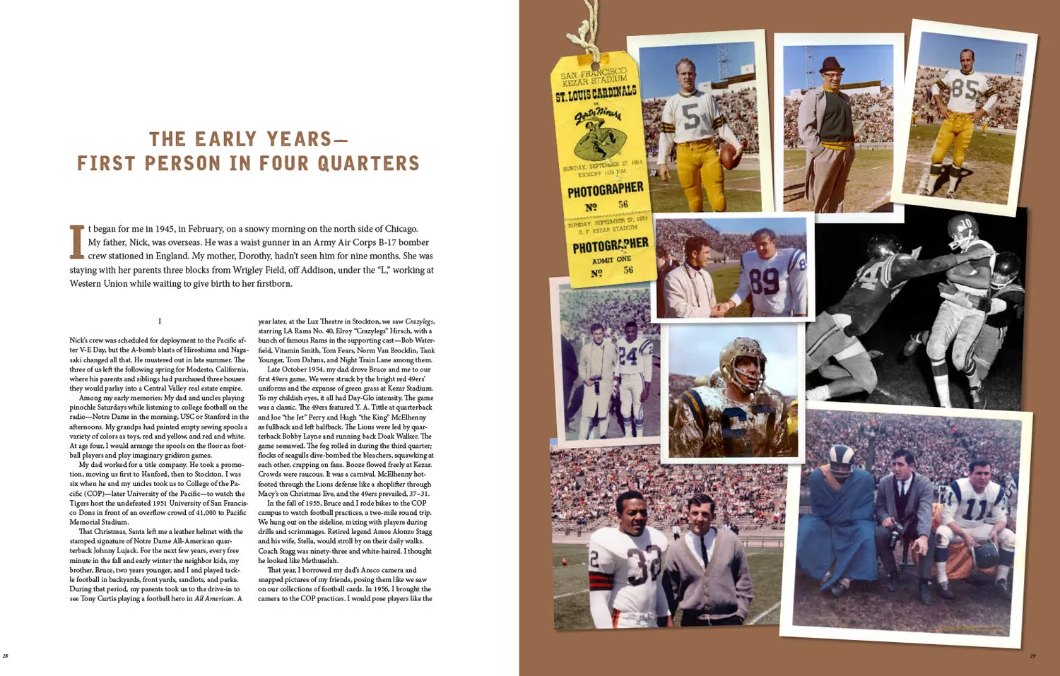 Abrams & Chronicle Books Field of Play 60 Years of NFL Photography innbundet