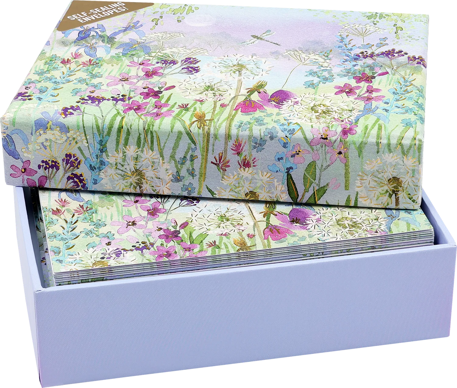 Peter Pauper Press Dragonflies & Dandelions notatkort 14 stk