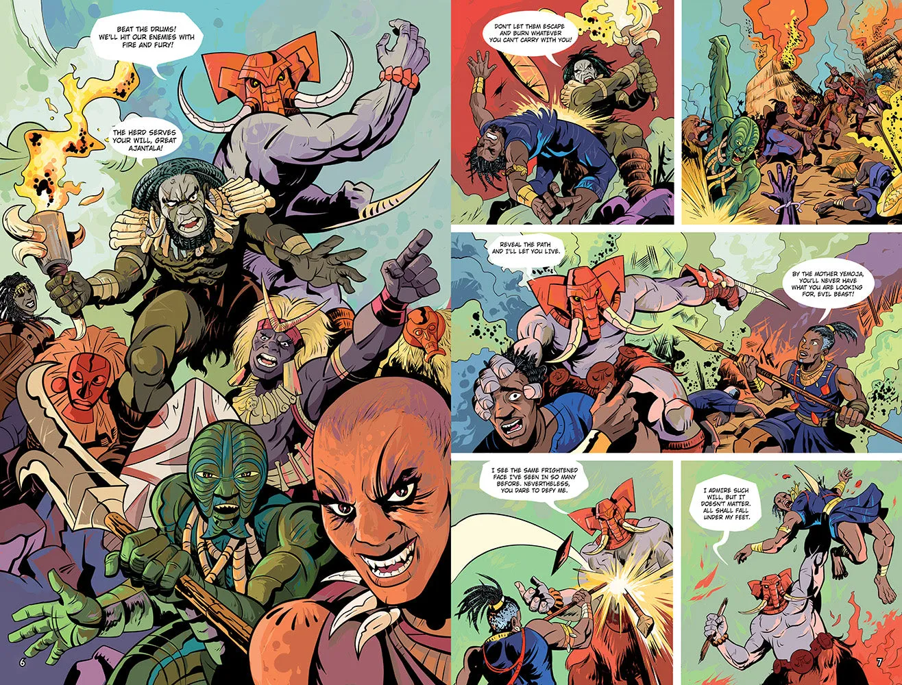Abrams Tales of the Orishas tegneserie innbundet mytologi