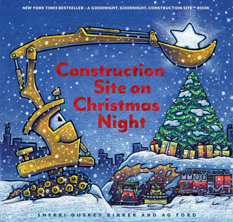 Goodnight Construction Site on Christmas Night julebok jul