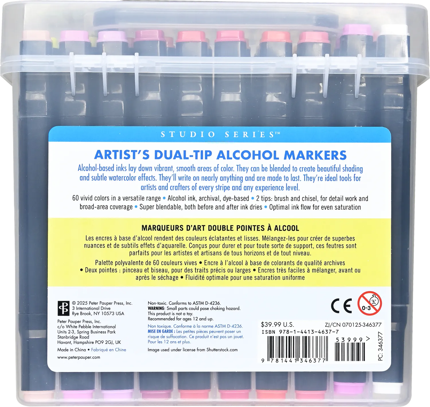 Studio Series Artist´s Dual-Tip tusjer 60-pk alkohol