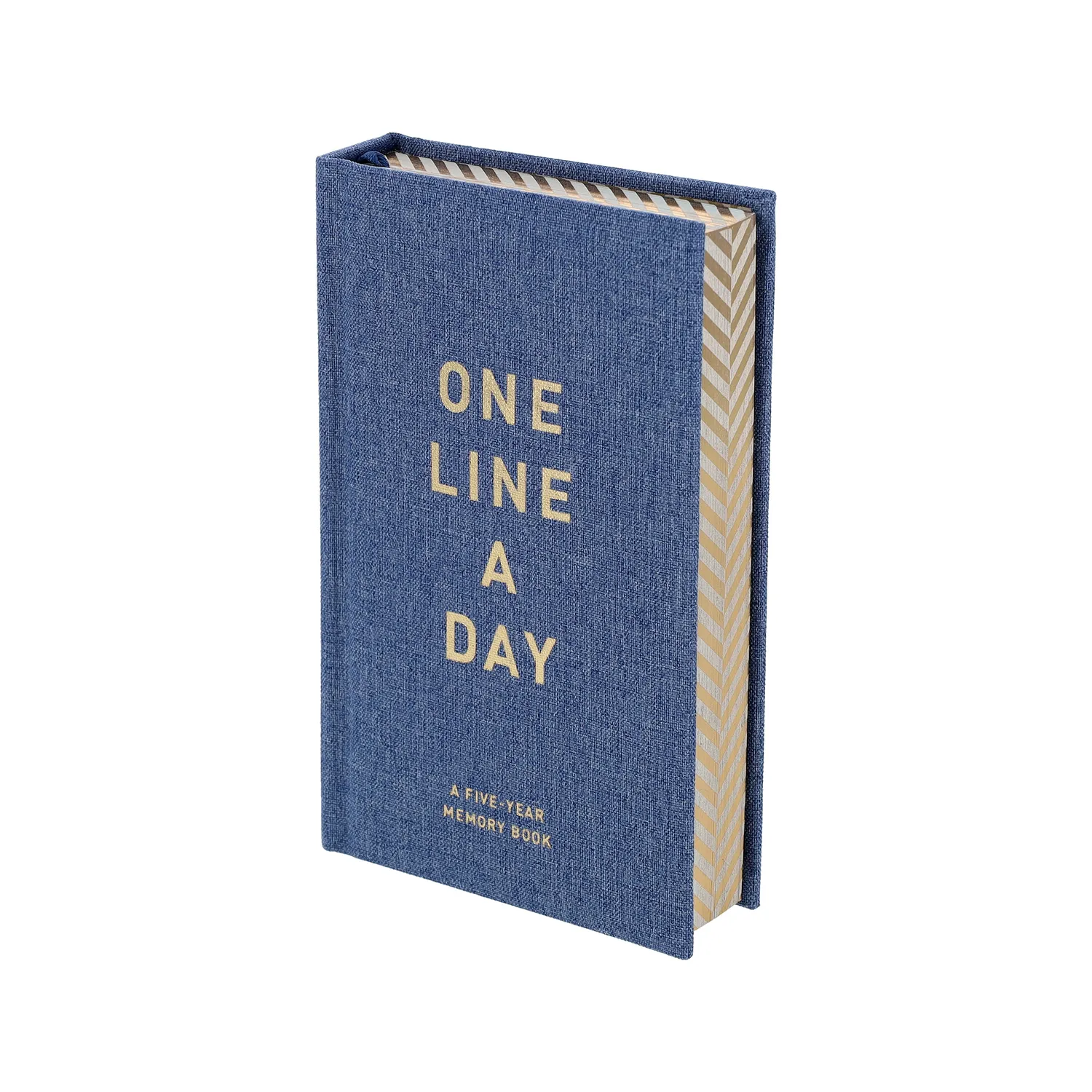 One Line a Day Denim dagbok 5-års minnebok innbundet