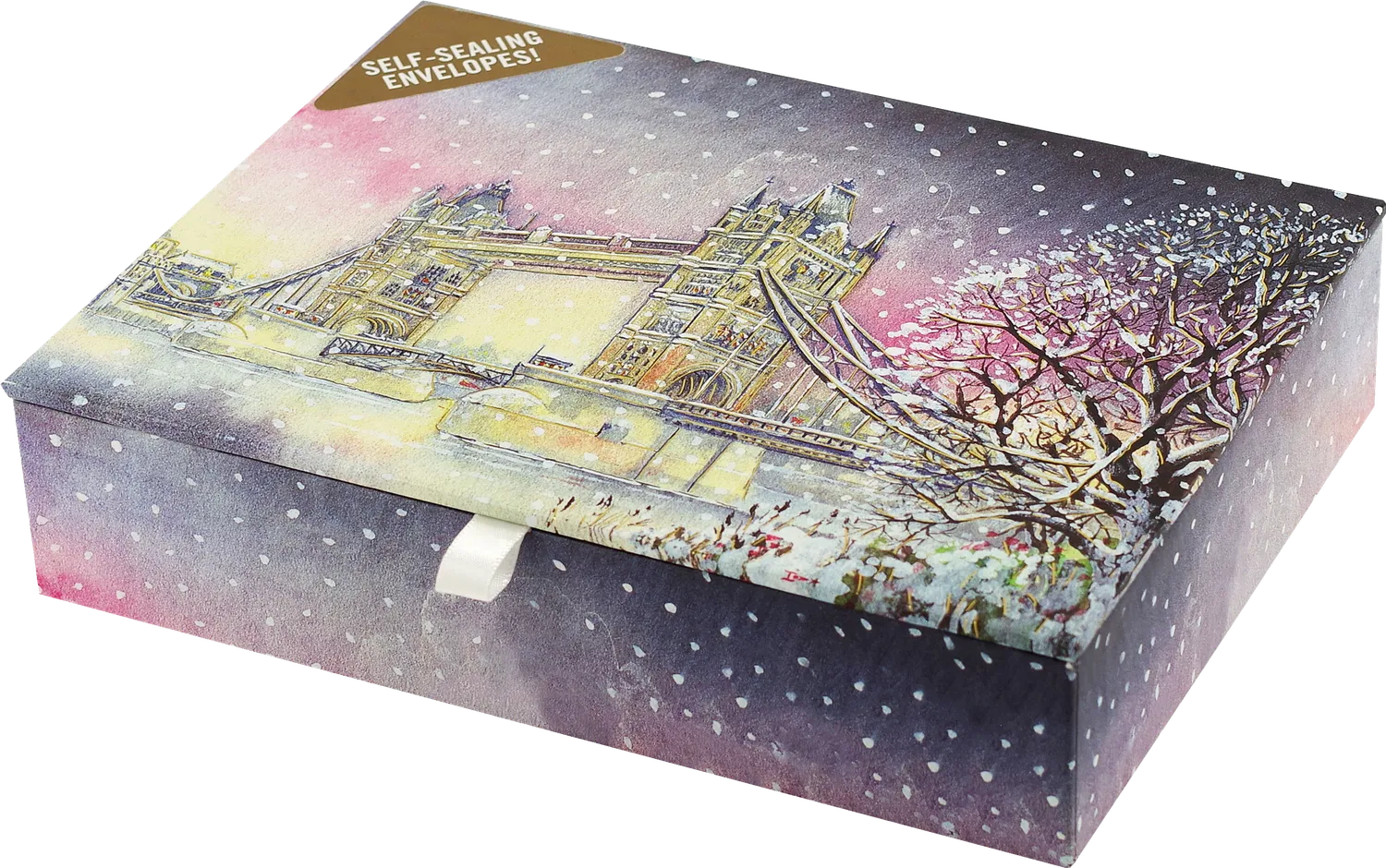 Peter Pauper Press Tower Bridge in Winter julekort 20 stk