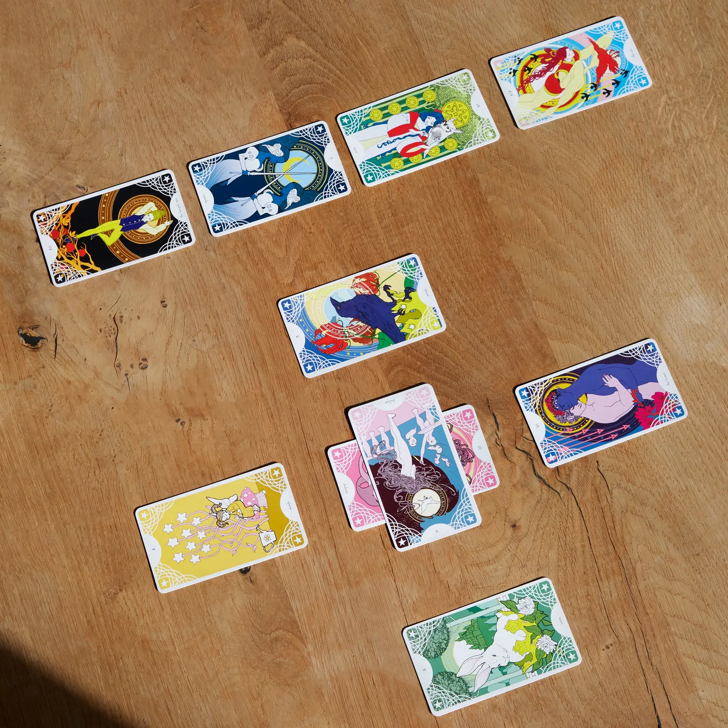 Abrams Star Spinner Tarot tarotkort 81 kort inkluderende