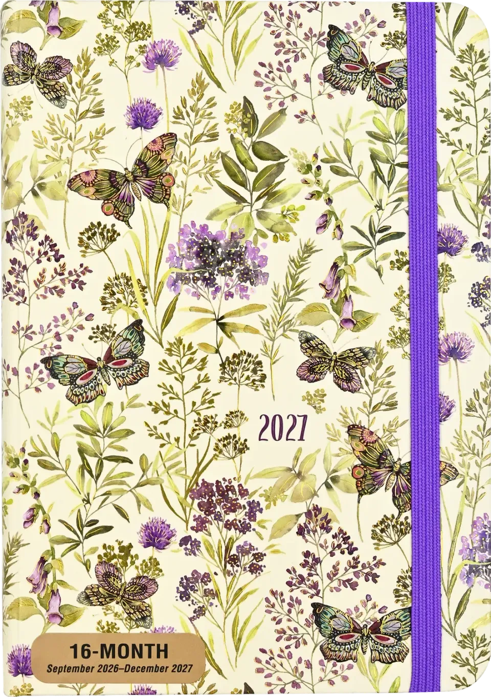 Peter Pauper Press Amethyst Butterflies ukeplanlegger 2027