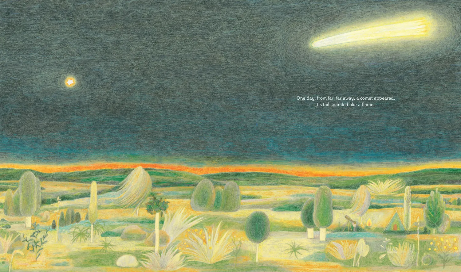 Enchanted Lion Comet & Star innbundet barnebok vennskap