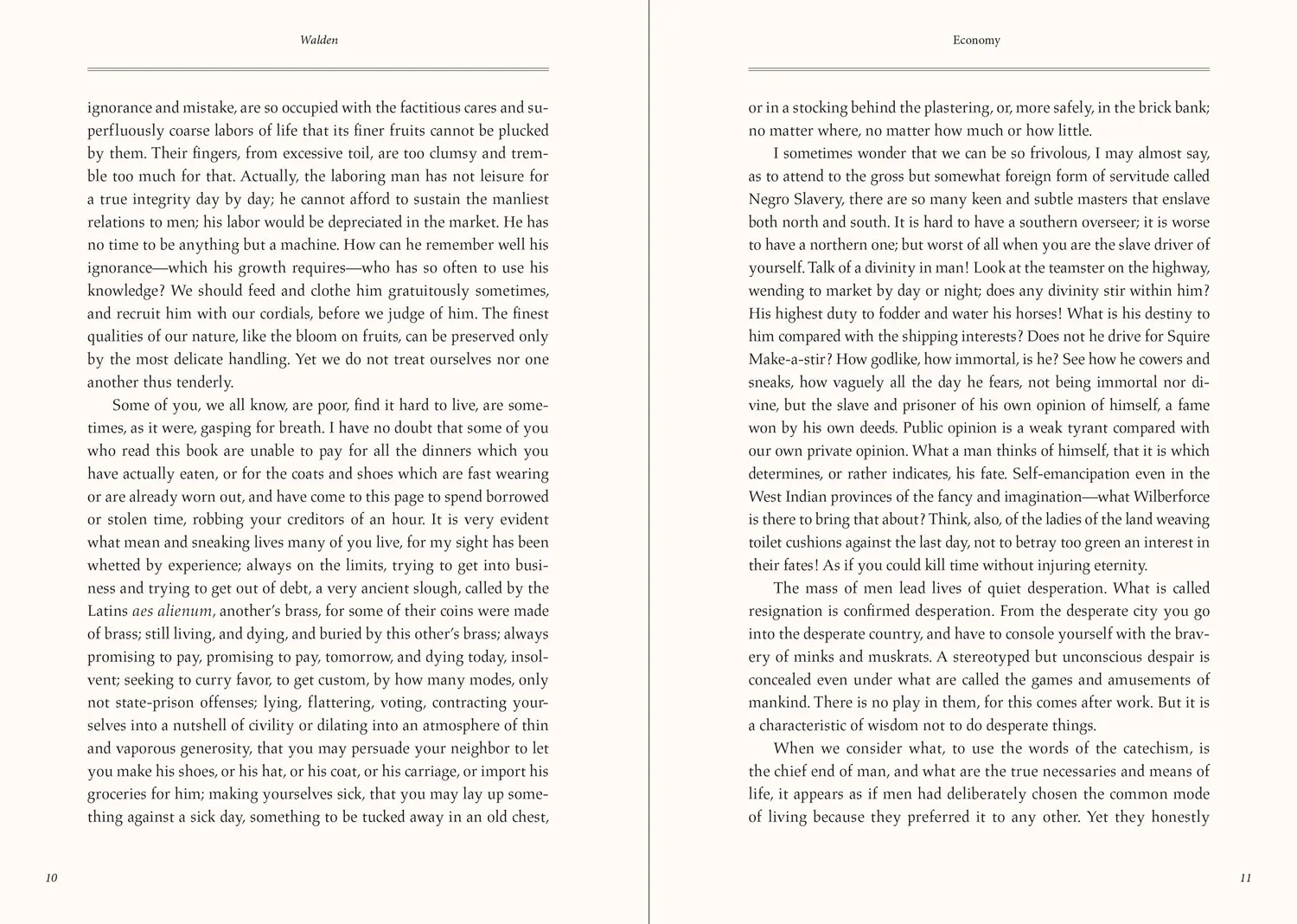Peter Pauper Press Walden Masterpiece Library innbundet