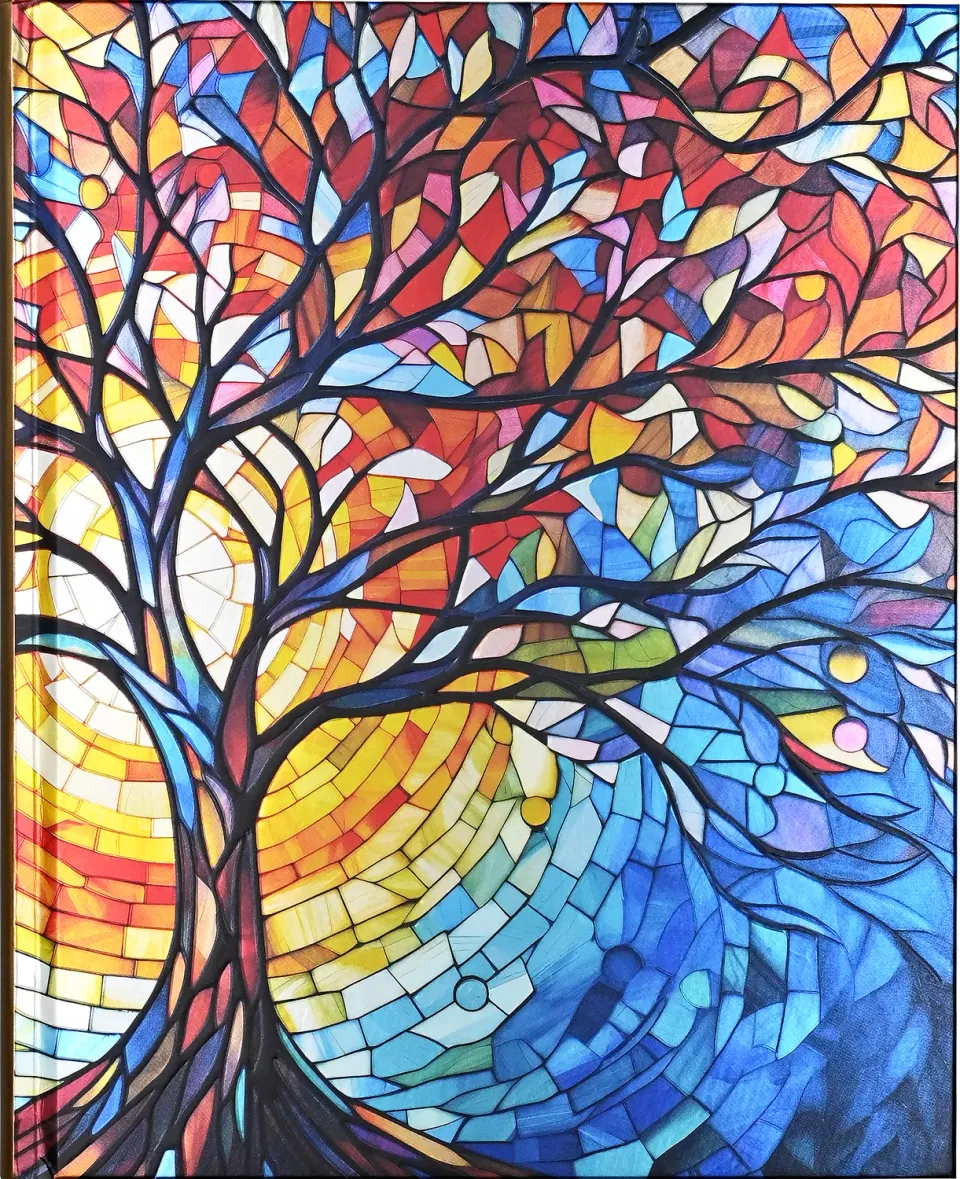 Peter Pauper Press Tree of Life notatbok linjert stor