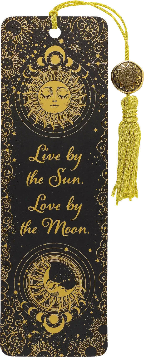 Peter Pauper Press Live by the Sun Love by the Moon bokmerke perle