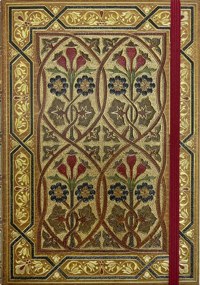 Peter Pauper Press Art Nouveau journal innbundet liten linjert