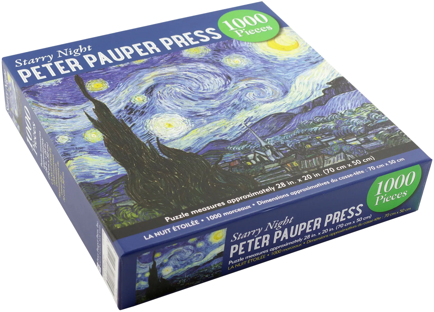 Peter Pauper Press Starry Night puslespill 1000 biter Van Gogh