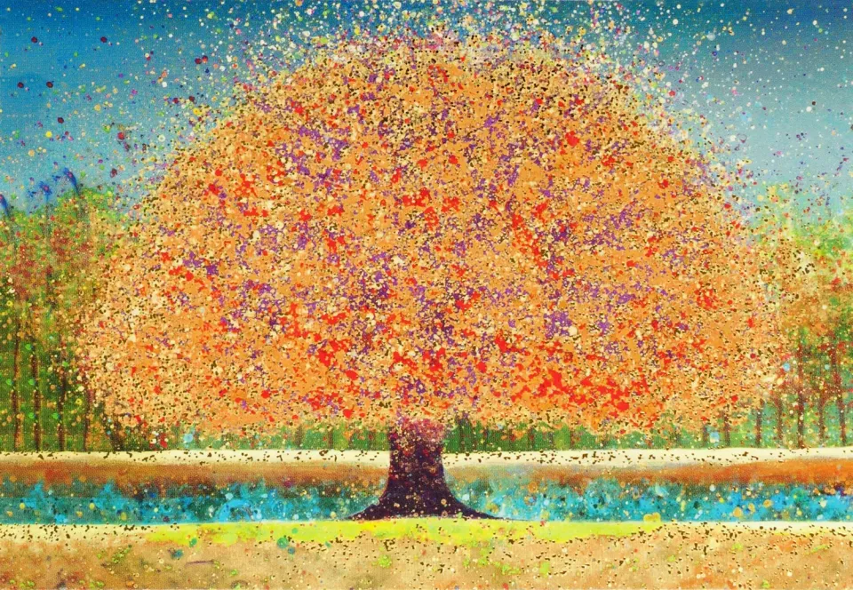 Peter Pauper Press Tree of Dreams notekort 14 stk høsttre