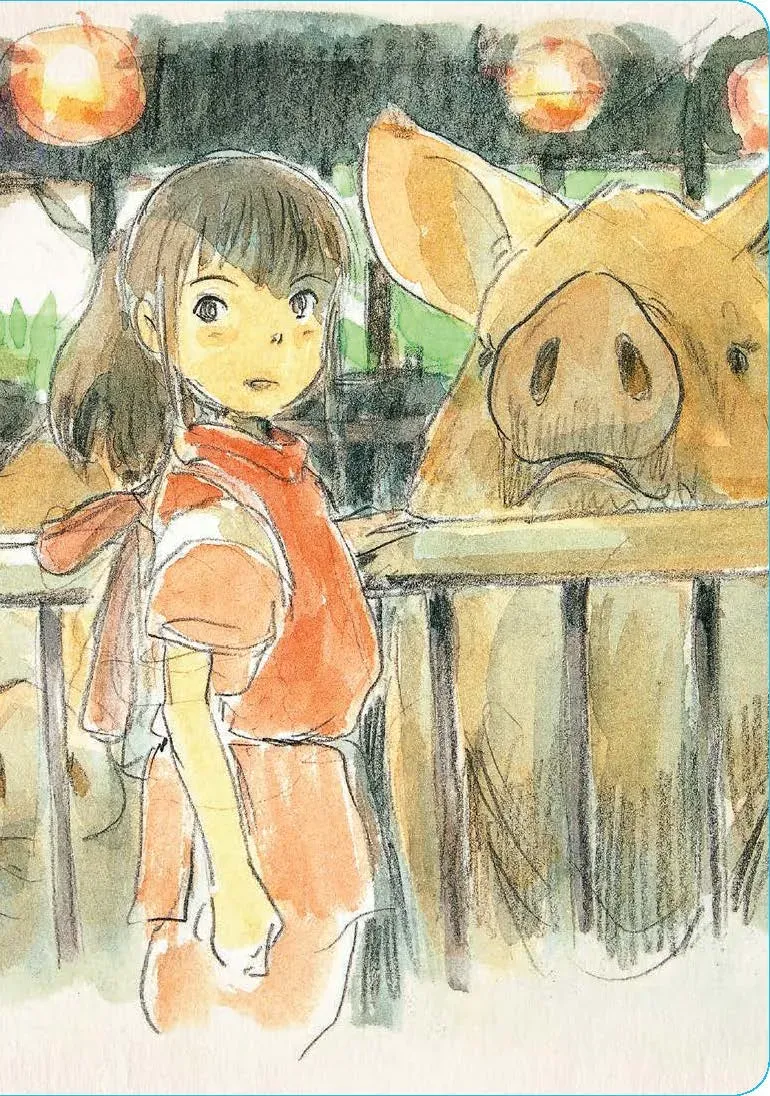 Studio Ghibli Spirited Away Chihiro notatbok