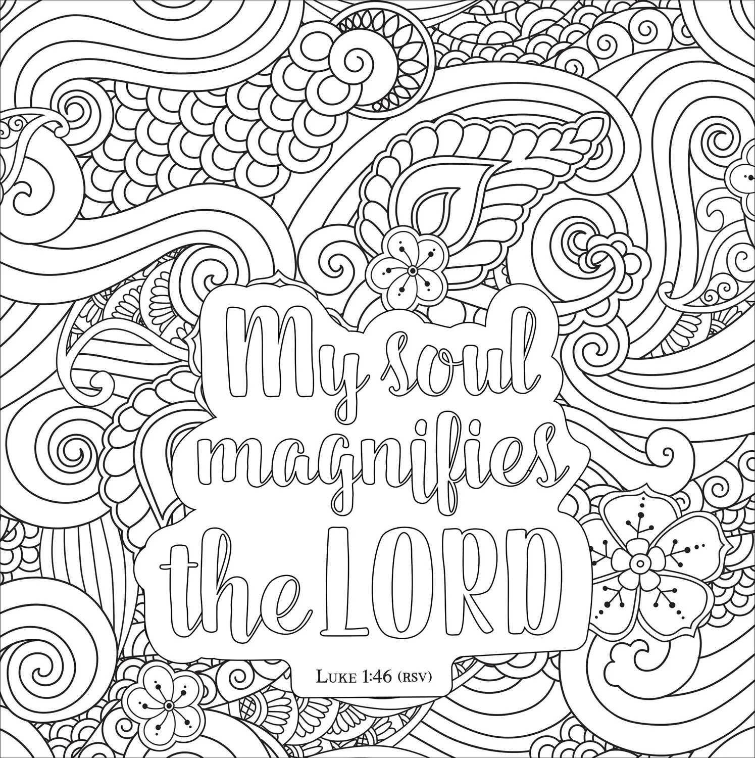 Peter Pauper Press Blessed fargeleggingsbok 31 motiver tro