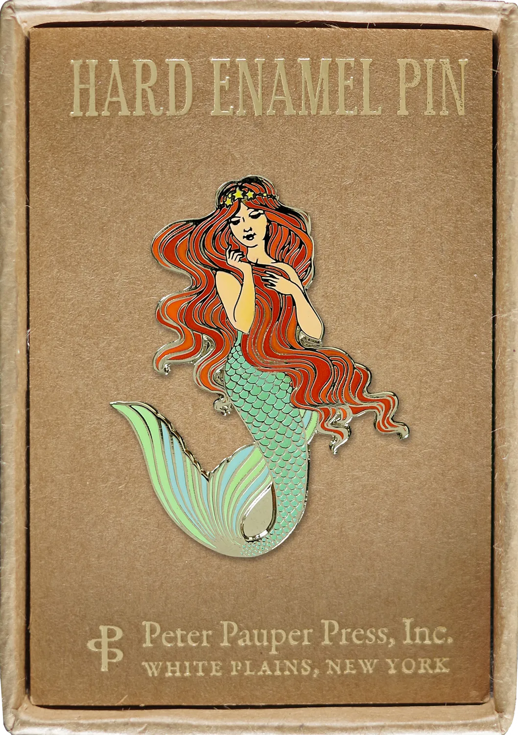 Peter Pauper Press Mermaid pin emalje havfrue