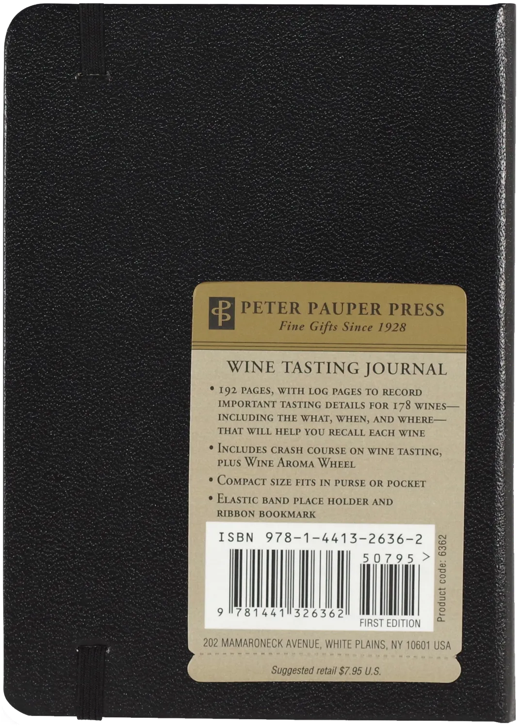 Peter Pauper Press Wine Tasting Journal vinjournal lomformat