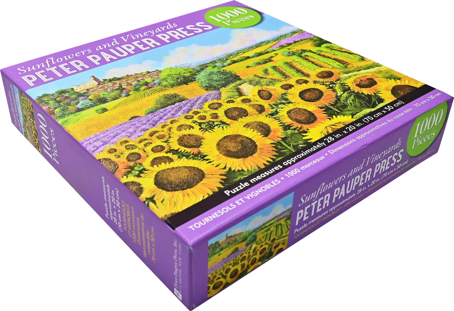 Peter Pauper Press Sunflowers & Vineyards puslespill 1000 brikker