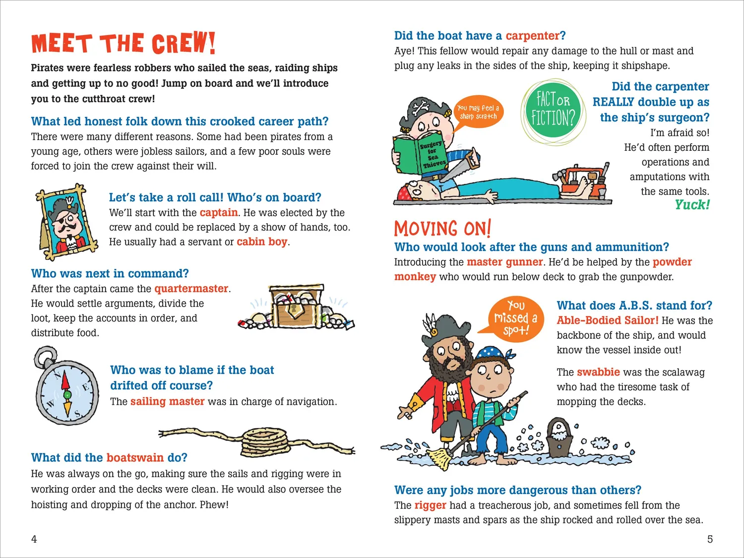 Peter Pauper Press 100 Questions about Pirates barnebok innbundet 7 år