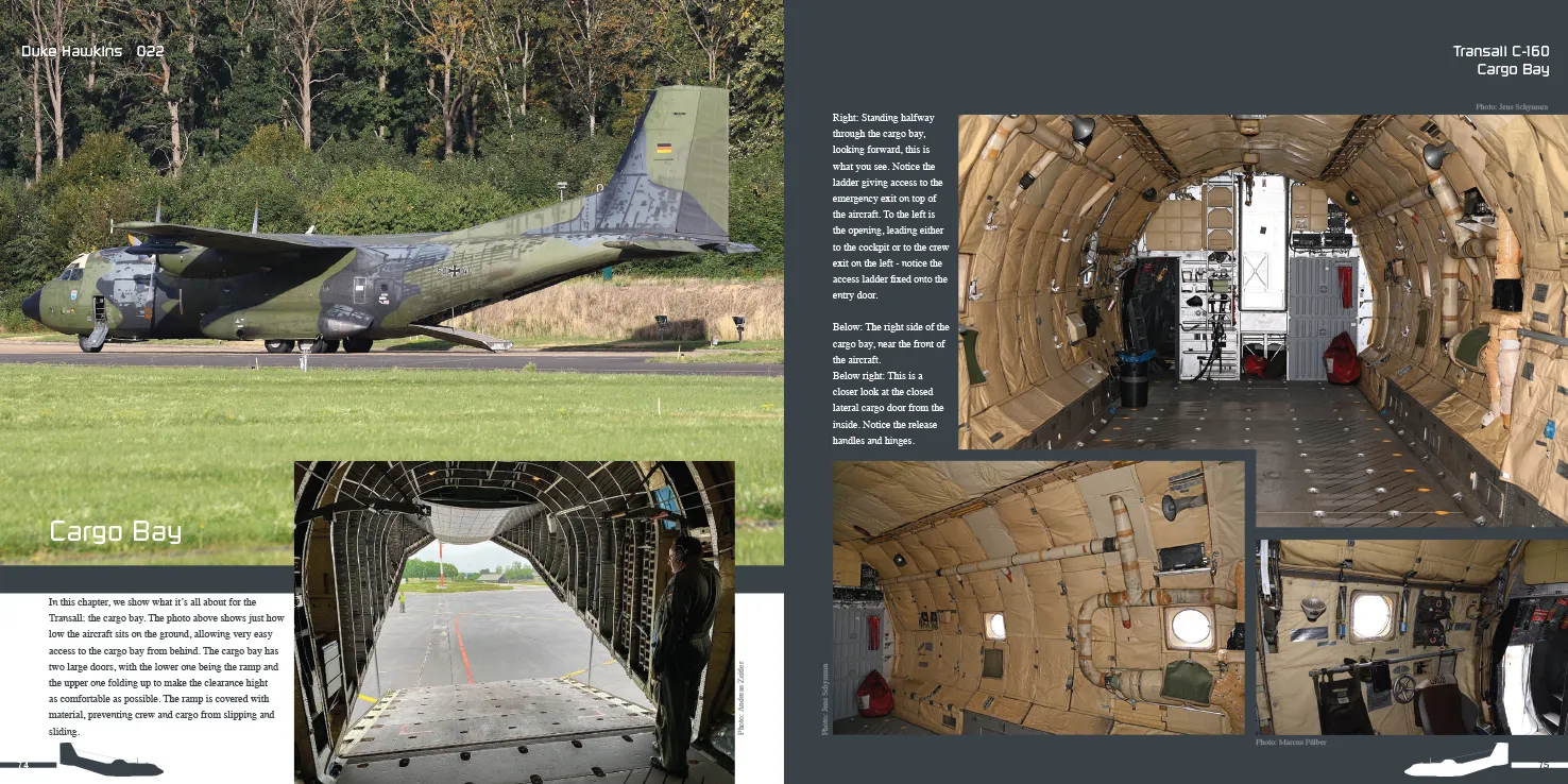Duke Hawkins C-160 Transall bok 116 sider walkaround