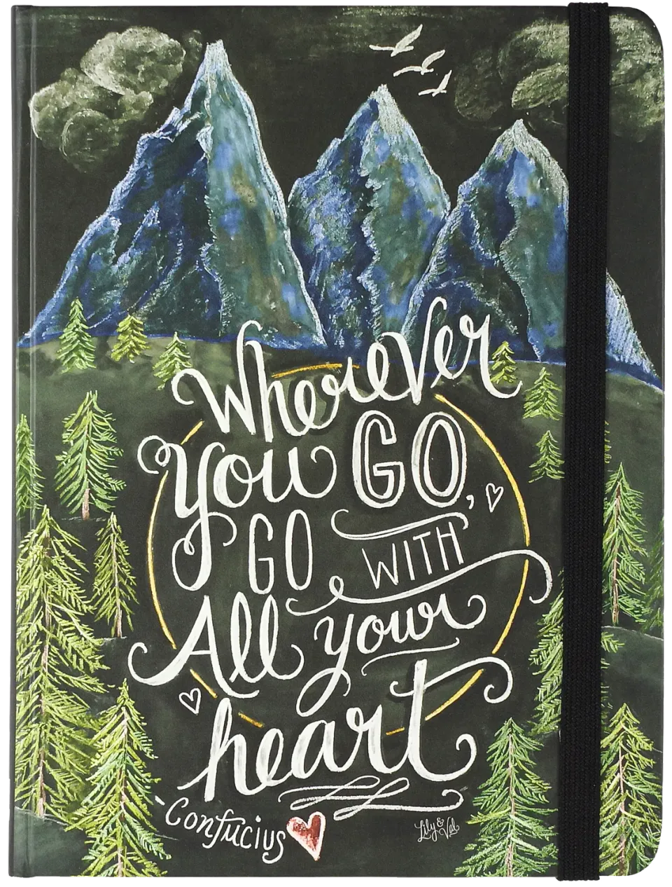 Peter Pauper Press Wherever You Go notatbok mellomstor