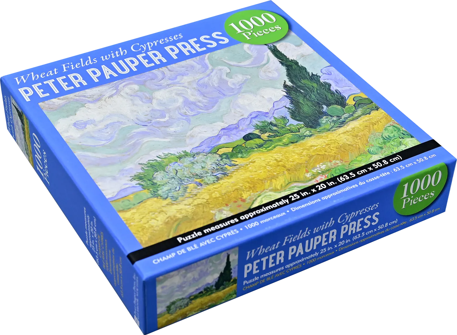 Peter Pauper Press Wheat Fields puslespill 1000 brikker Van Gogh
