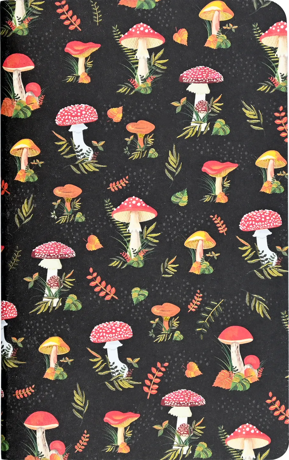 Peter Pauper Press Jotter Mushrooms mininotatbok 3-pakning linjert