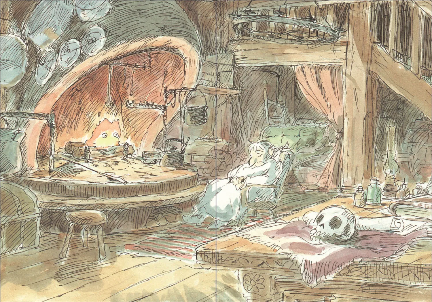 Chronicle Books Howl's Moving Castle journal Ghibli pocket