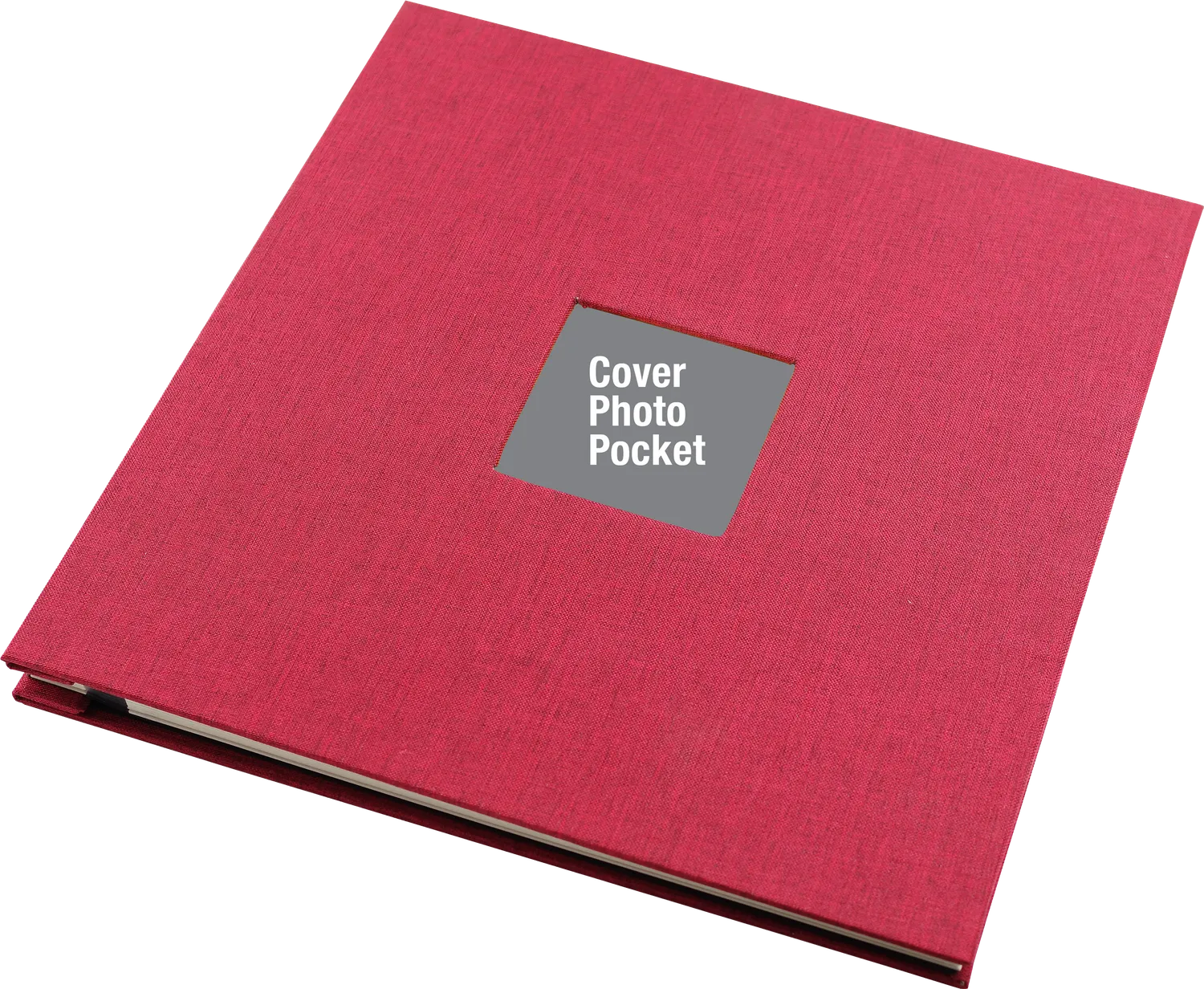 Peter Pauper Press Red Linen fotoalbum rødt