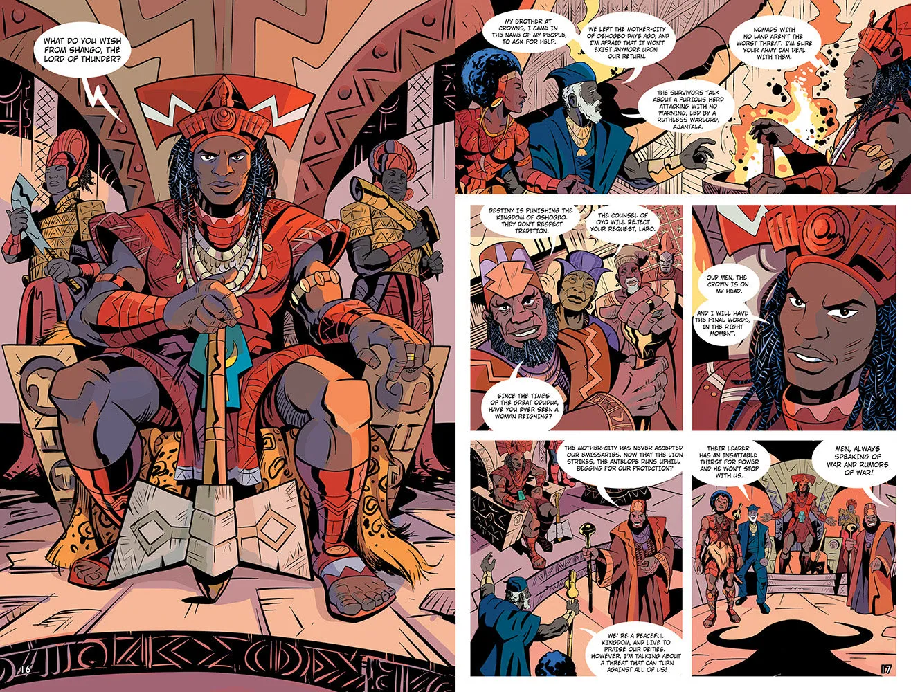 Abrams Tales of the Orishas tegneserie innbundet mytologi