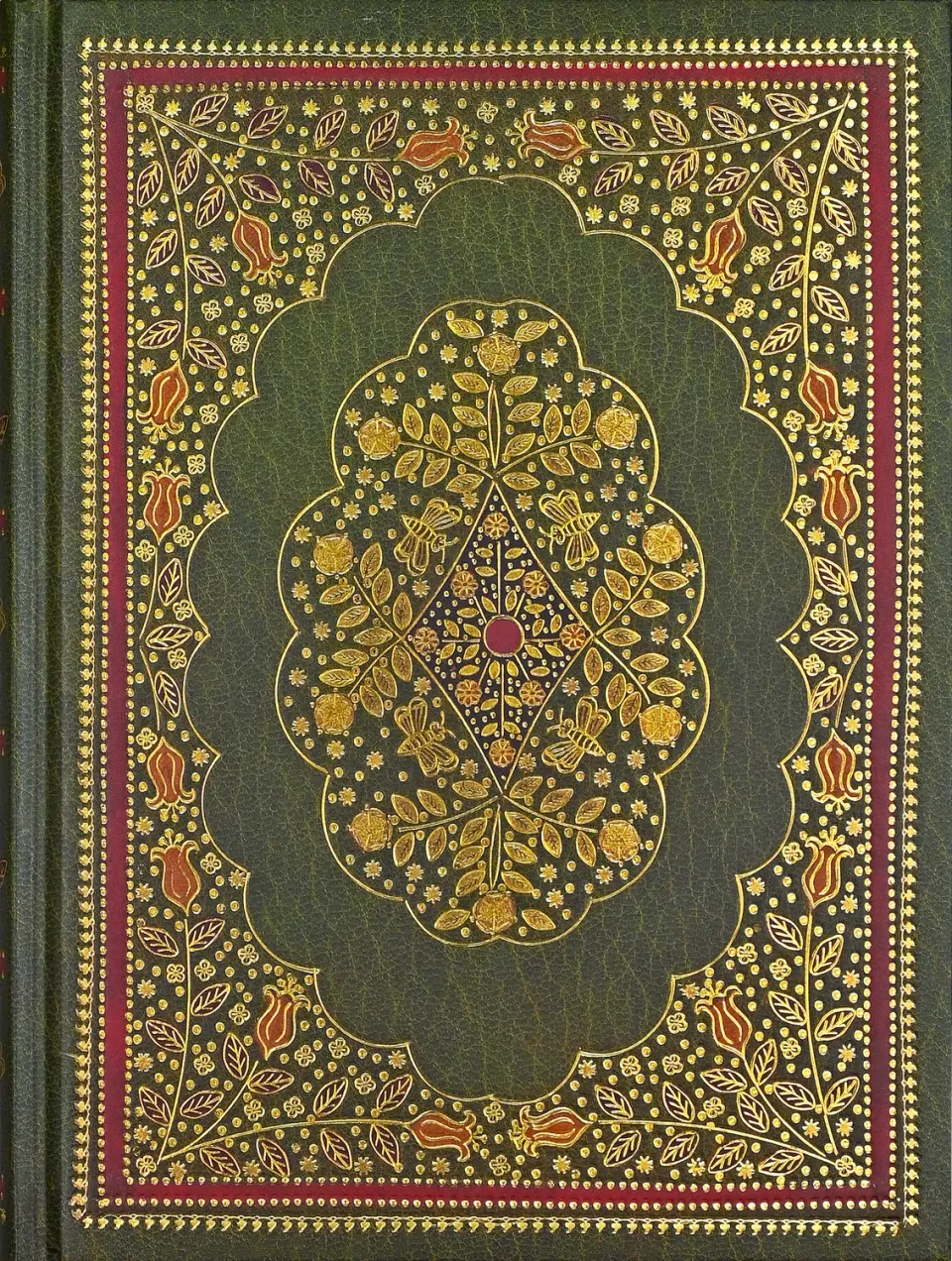 Peter Pauper Press Emerald Garden Journal notatbok linjert gullsnitt