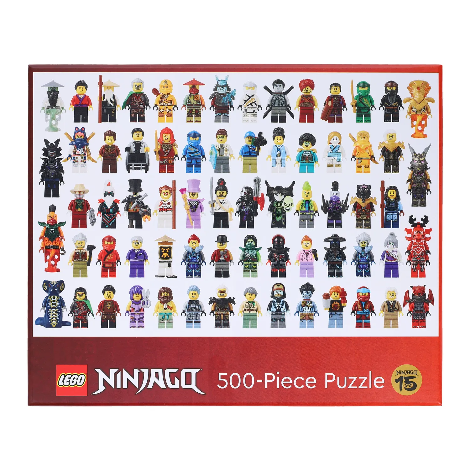 Abrams and Chronicle LEGO NINJAGO puslespill 500 brikker jubileum