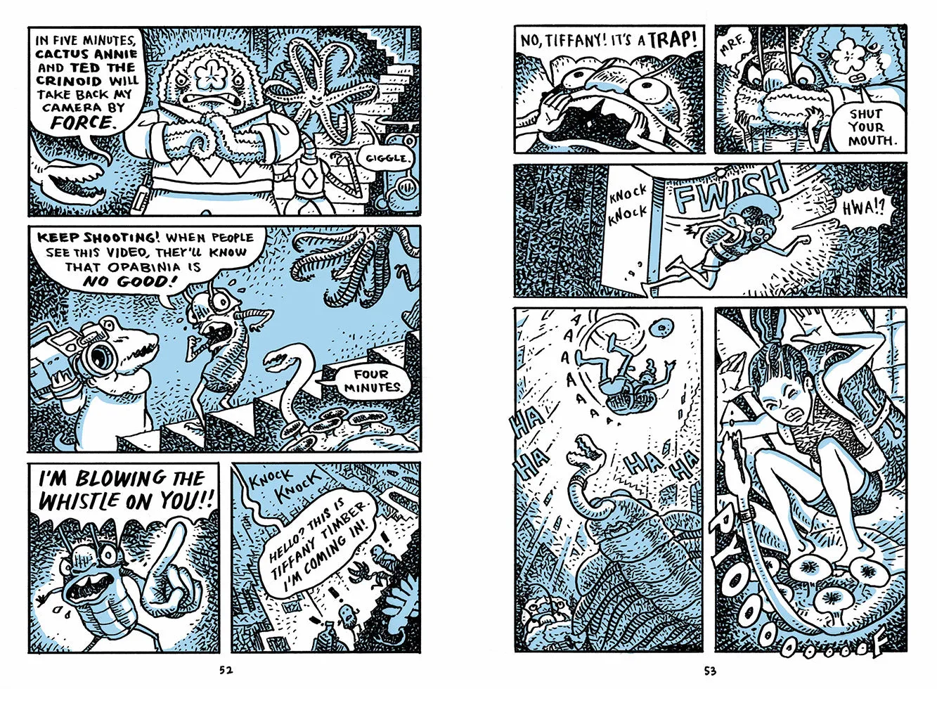 Abrams & Chronicle Books The Mighty Bite grafisk roman innbundet 7–10 år