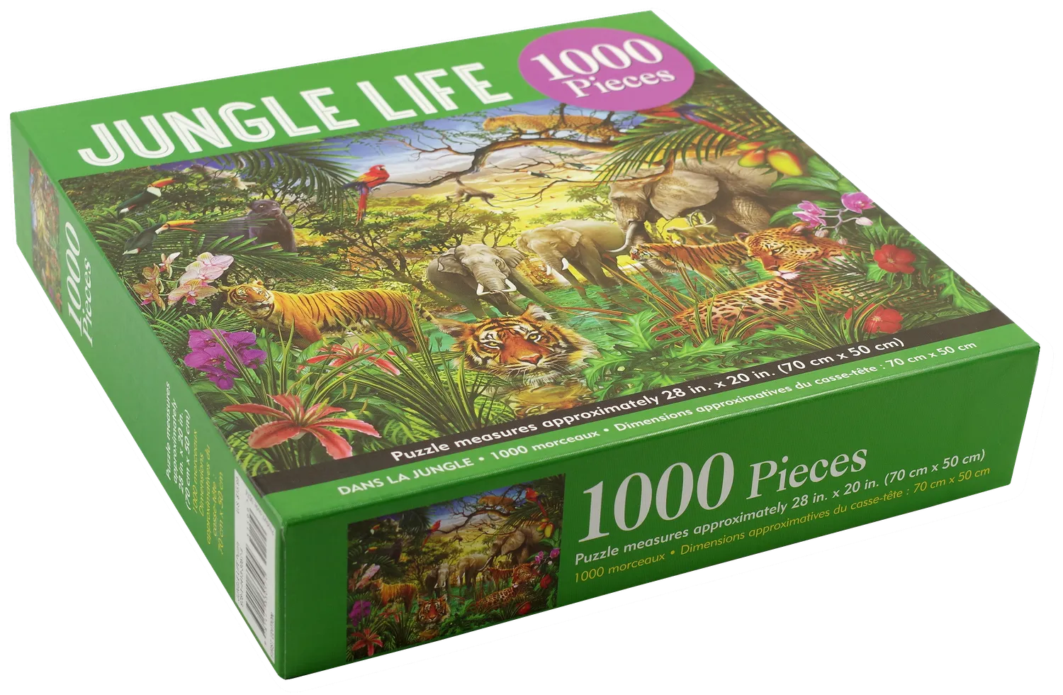 Peter Pauper Press Jungle Life 1000 Piece puslespill 1000 brikker