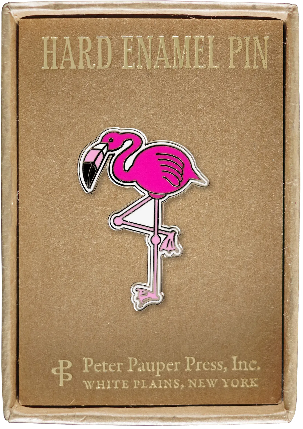 Peter Pauper Press Flamingo emaljepin hard emalje gaveeske