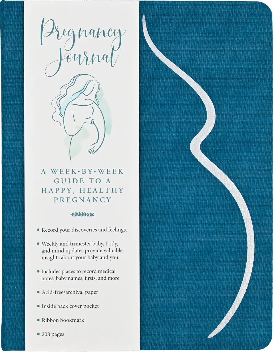 Peter Pauper Press Pregnancy Journal gravidbok uke for uke
