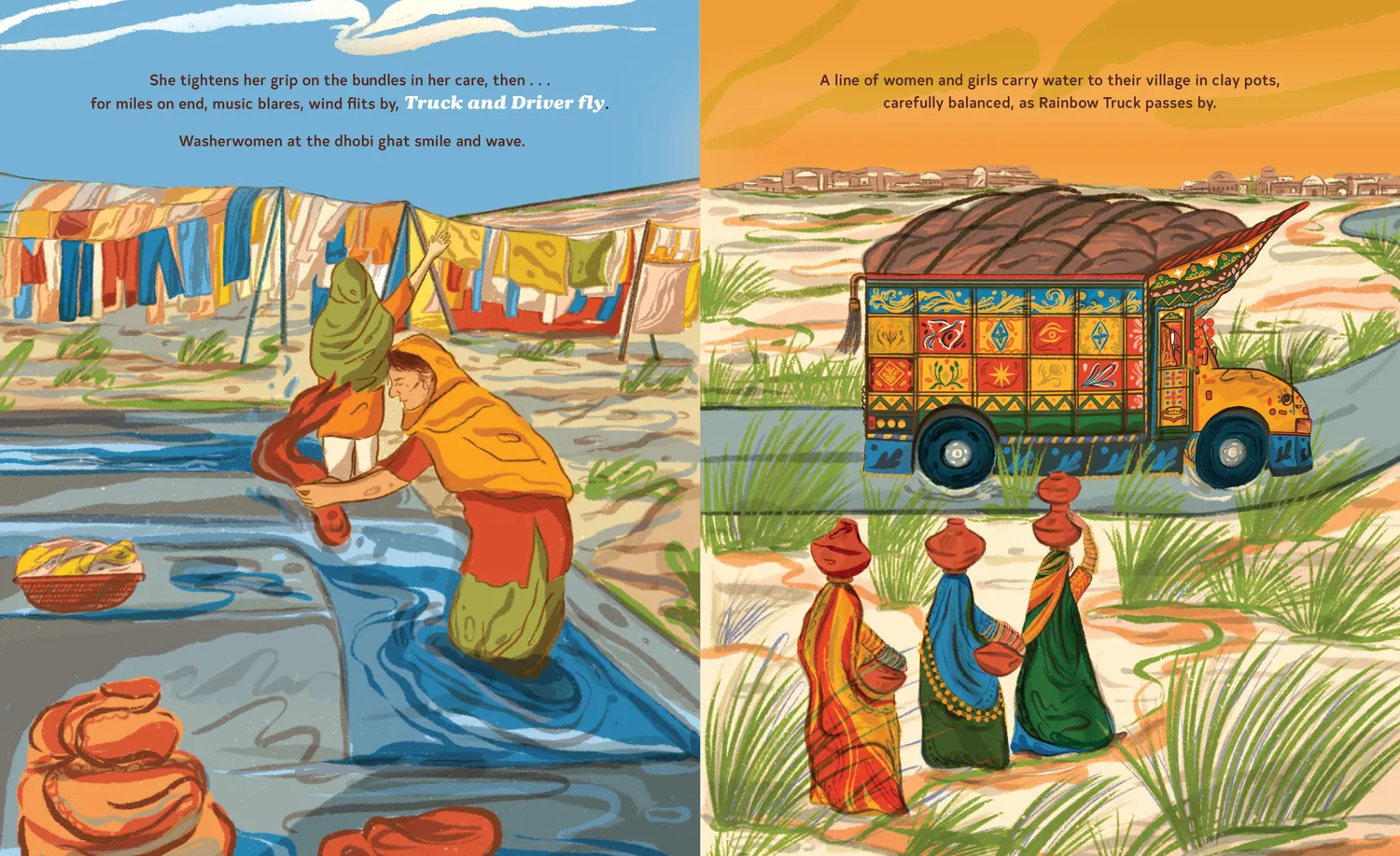Chronicle Books Rainbow Truck innbundet bildebok