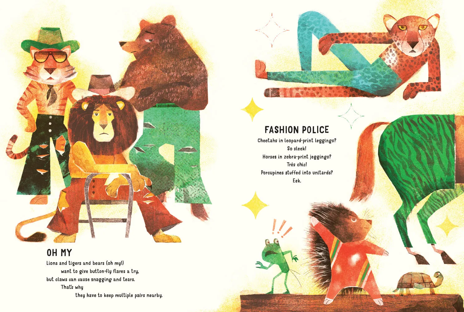 Abrams Animals in Pants barnebok innbundet rim 5-7 år