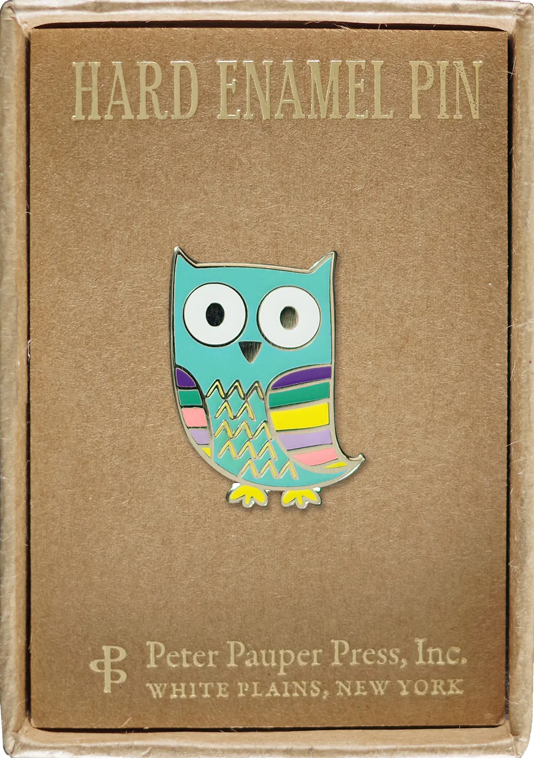 Peter Pauper Press Owl emaljepin ugle hard emalje