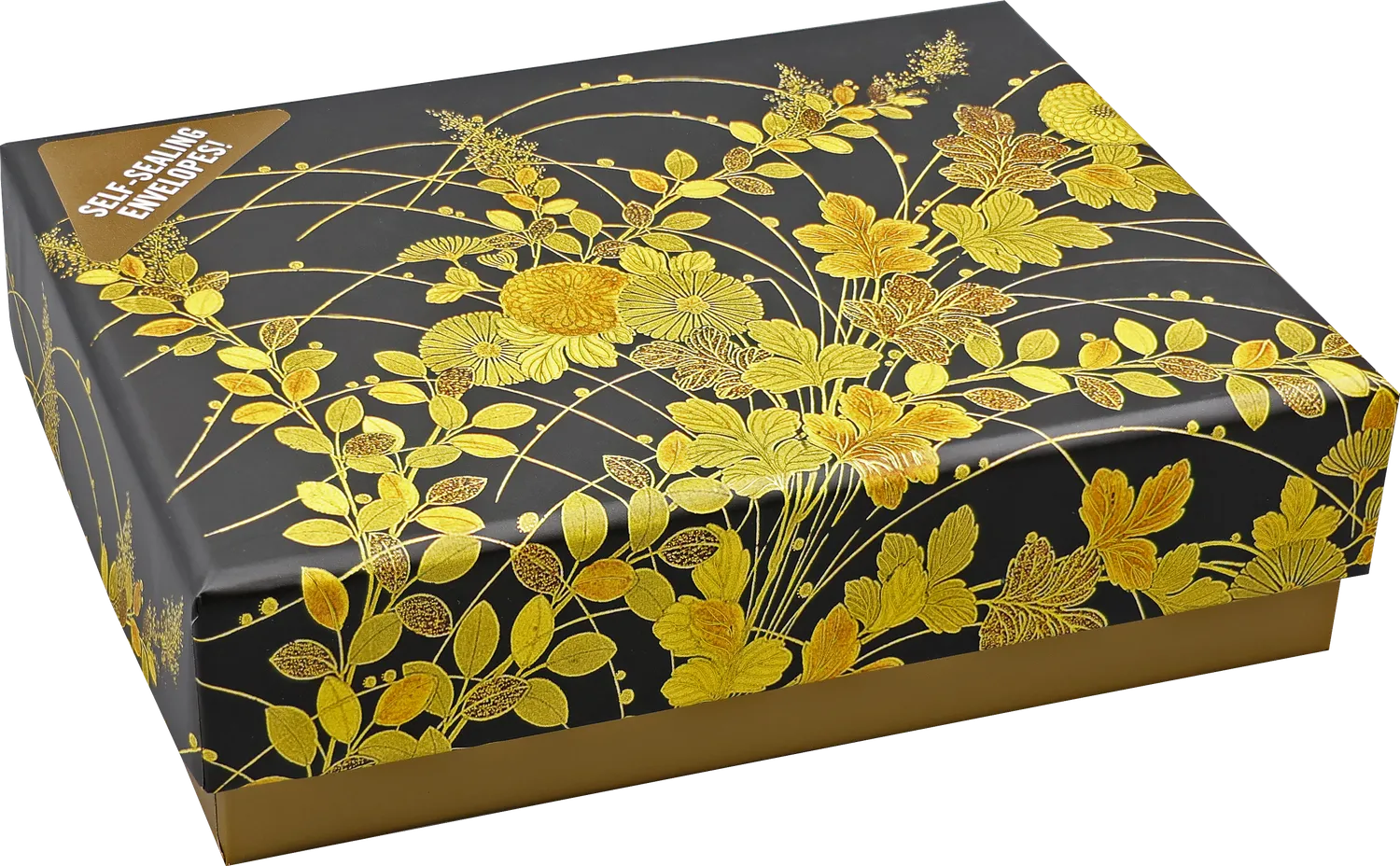 Peter Pauper Press Autumn Grasses notatkort 14 stk gullfolie