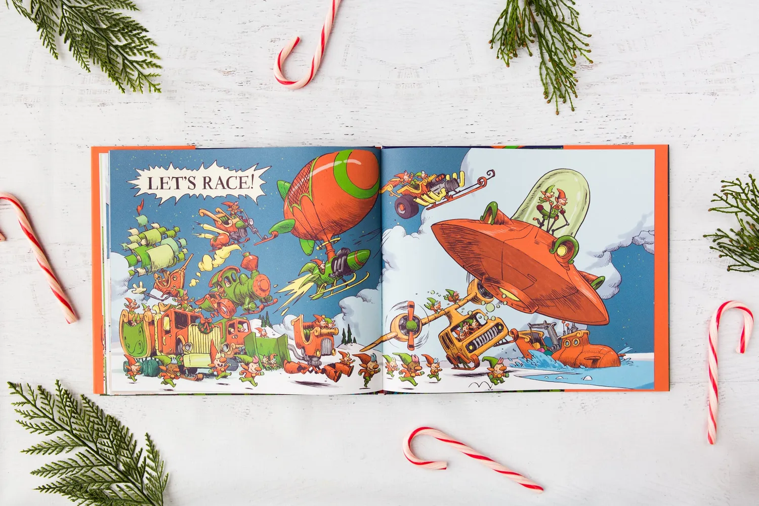 Abrams & Chronicle Books The 12 Sleighs of Christmas barnebok