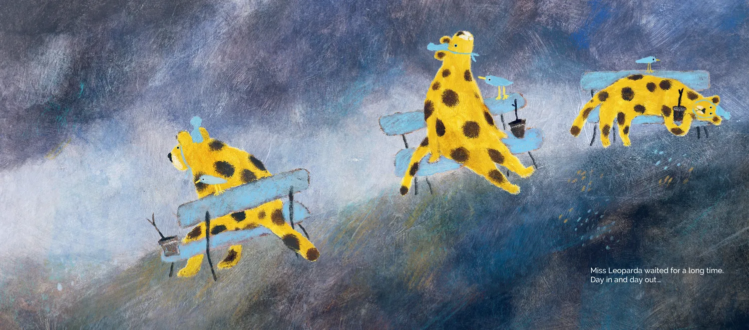 Abrams and Chronicle Enchanted Lion Miss Leoparda barnebok innbundet