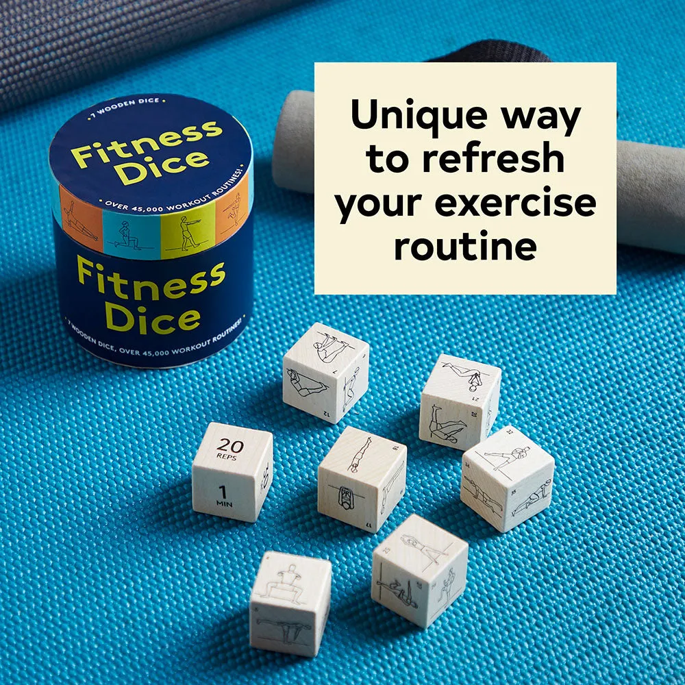 Chronicle Books Fitness Dice treningsterninger 7 treterninger