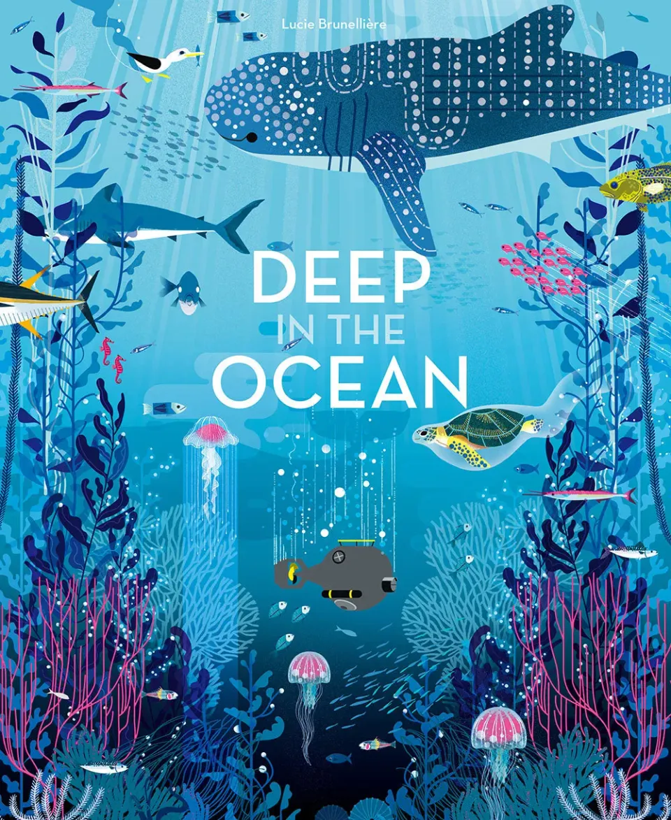 Abrams Appleseed Deep in the Ocean pappbok havet
