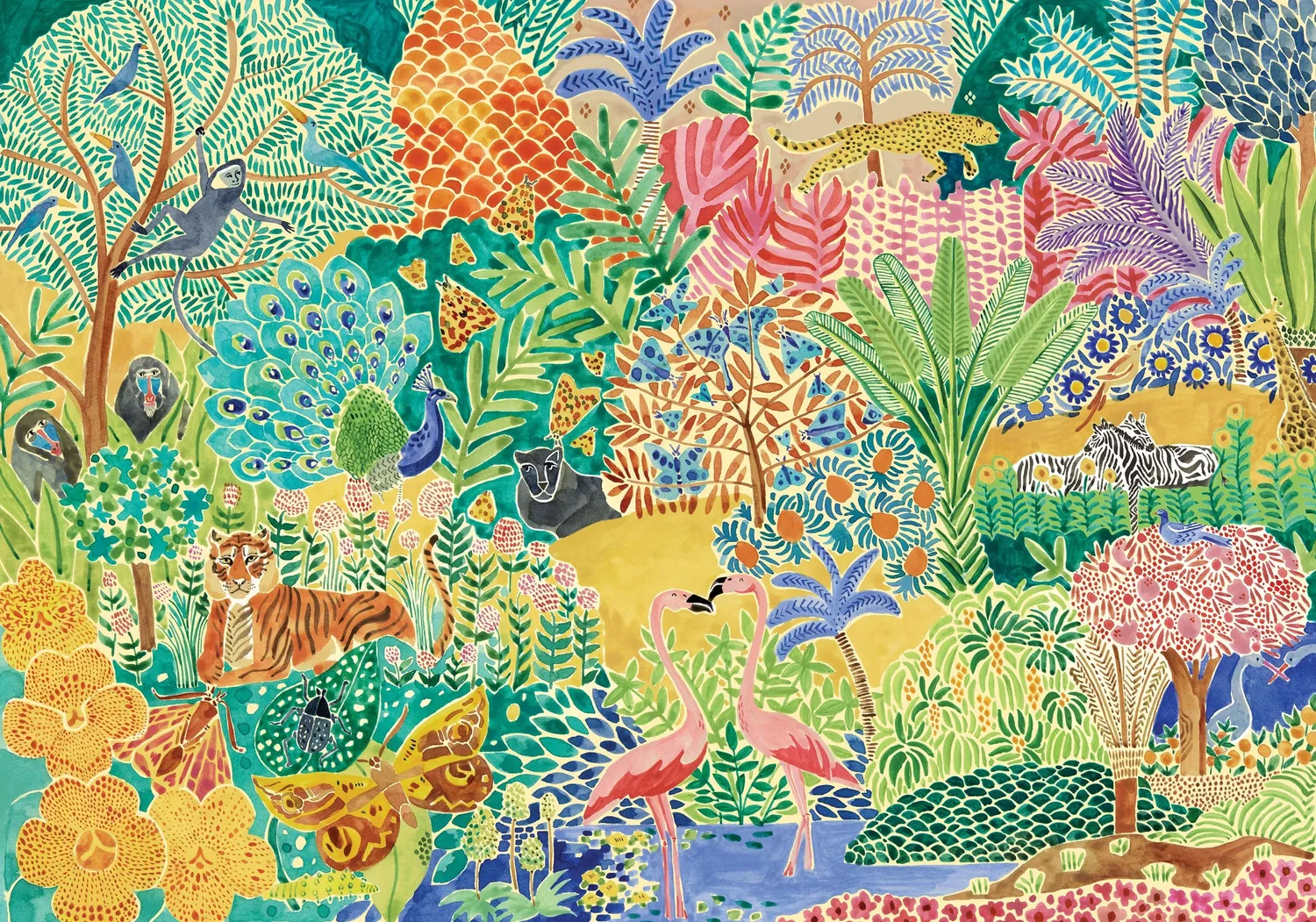 Peter Pauper Press Tropical Dream 1000 Piece puslespill 71x51 cm