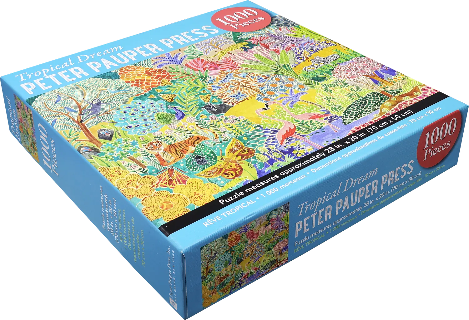 Peter Pauper Press Tropical Dream 1000 Piece puslespill 71x51 cm