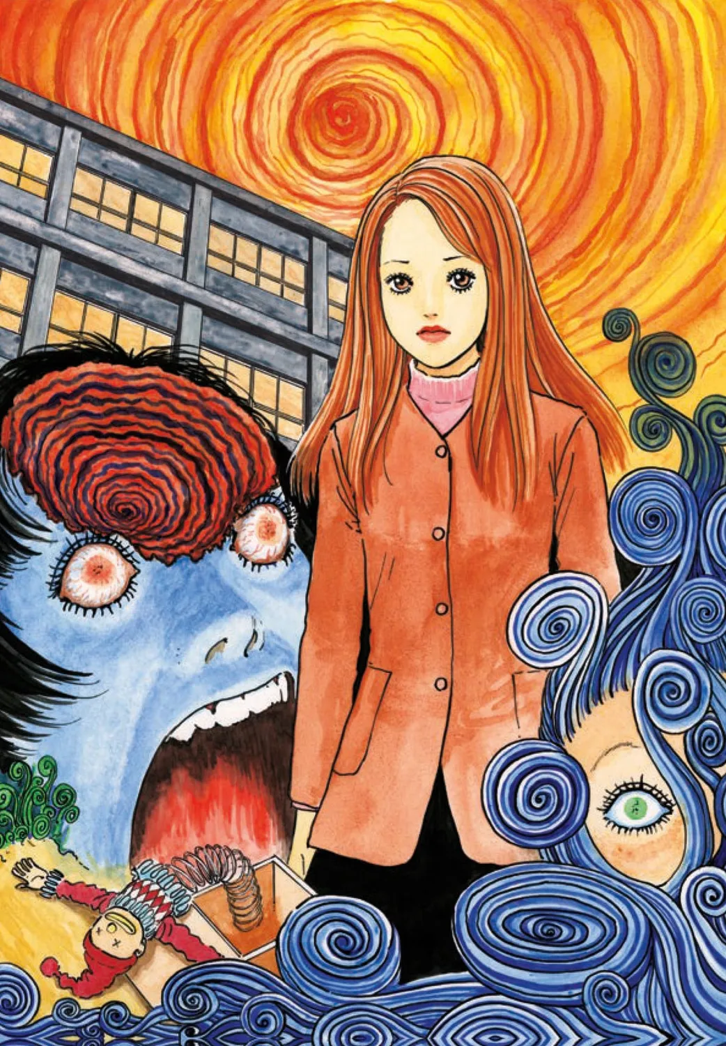 Junji Ito Uzumaki 100 Collectible Postcards postkort skrekk