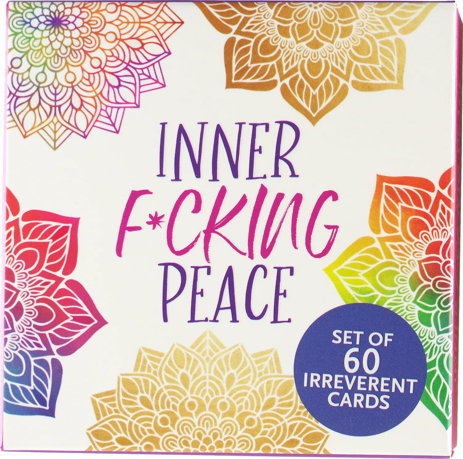 Peter Pauper Press Inner Fucking Peace kortstokk 60 kort frekk