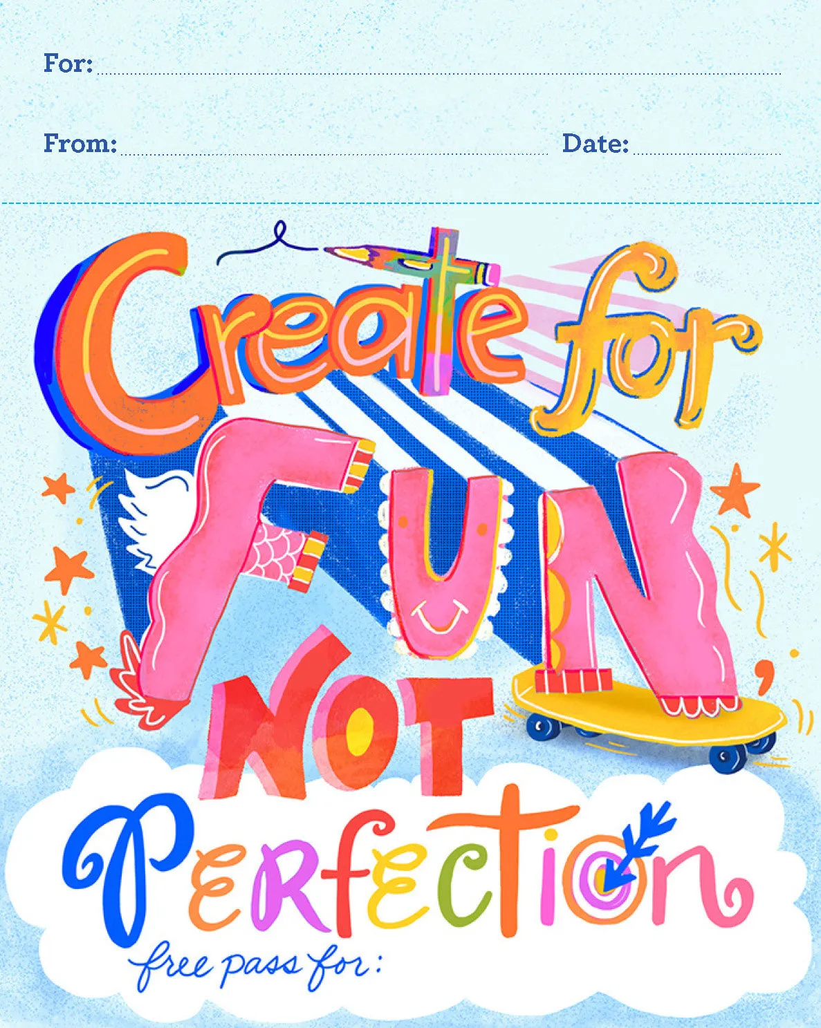 Chronicle Books Free Pass Bad Art kuponghefte 20 kreativitet