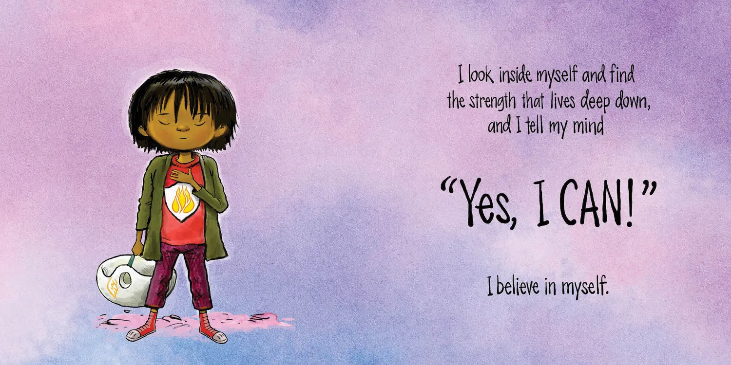 I Am I Am Courage pappbok om mot for små barn